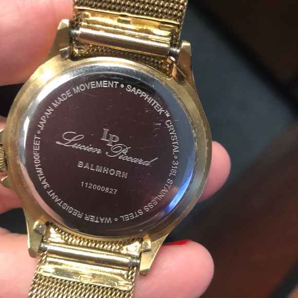 Lucien Piccard MOP watch gold - Picture 7 of 9